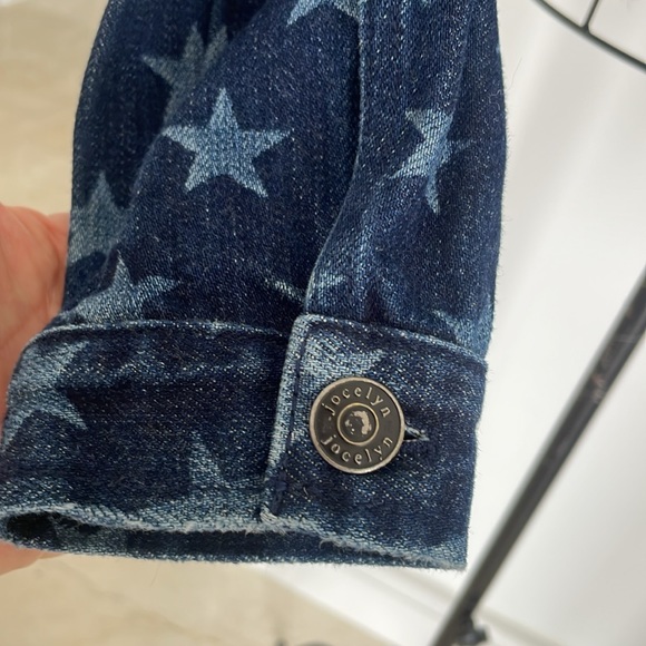 JOCELYN PUFF SHOULDER STAR JEAN JACKET - Picture 4 of 8